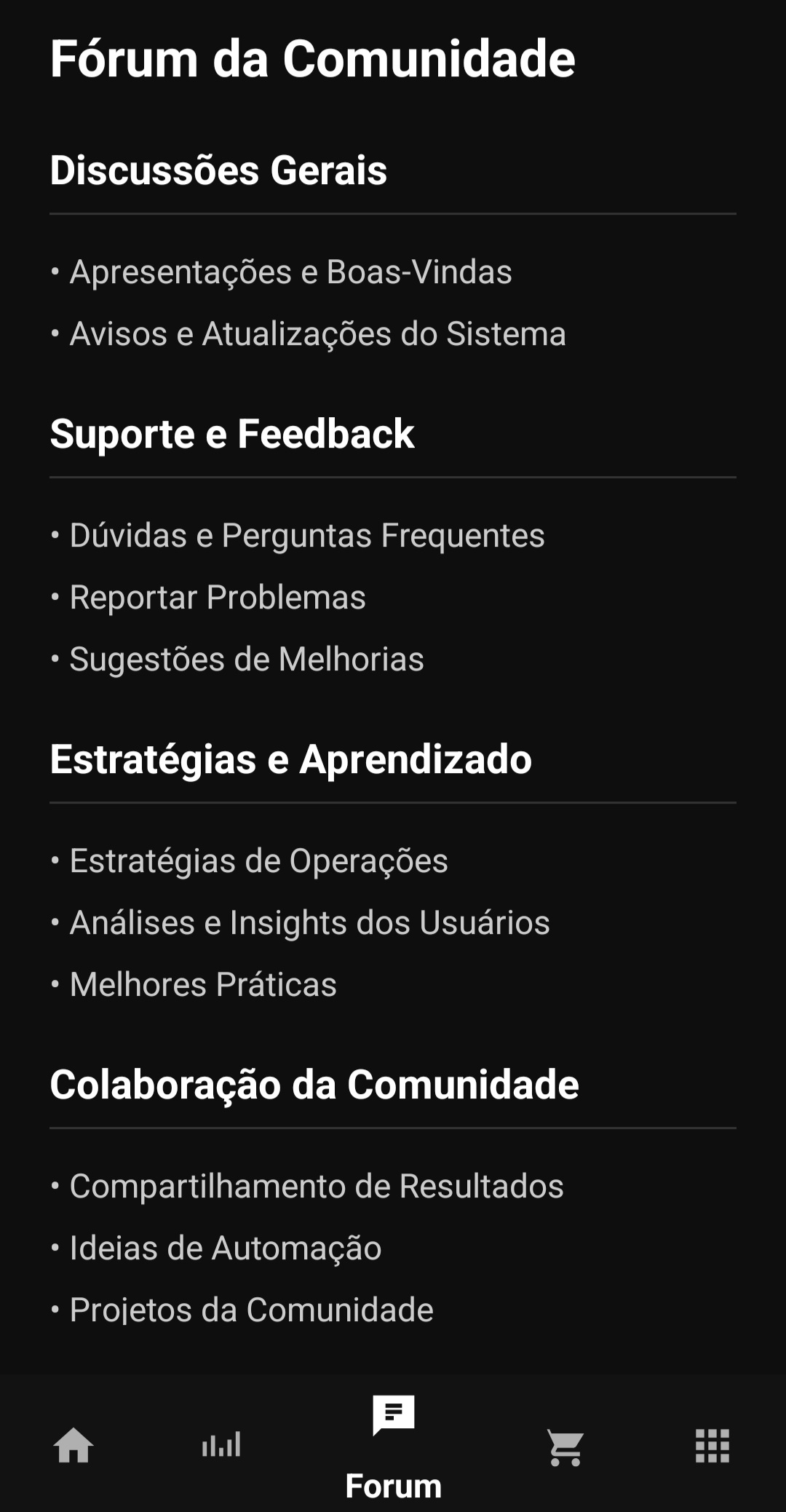 Fórum da Comunidade